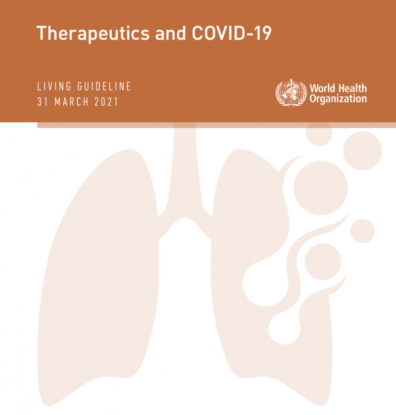 دانلود گایدلاین Therapeutics and COVID-19 سازمان بهداشت جهانی (نسخه ۱۱ فروردین ۱۴۰۰)
